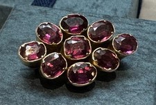 Antique garnet cluster for sale  LONDON