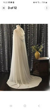 Bridal cape cloak for sale  CRAWLEY