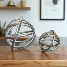 Silver metal orb for sale  Zionsville