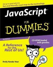 JavaScript for Dummies [With CDROM] by Vander Veer, Emily A. comprar usado  Enviando para Brazil