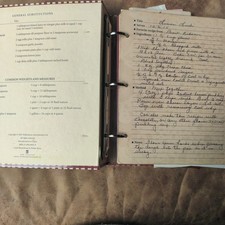 Vtg recipe binder for sale  Damascus