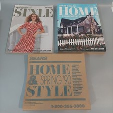 Vintage Sears Catalogs 1990 Spring Retro Clothing Style & Home Set Of 2 NEW  comprar usado  Enviando para Brazil