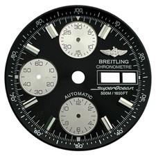 Genuíno Breitling Superocean cronógrafo 42mm mostrador preto A13340 comprar usado  Enviando para Brazil
