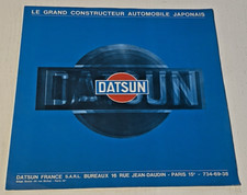 Brochure datsun grand d'occasion  Quarré-les-Tombes