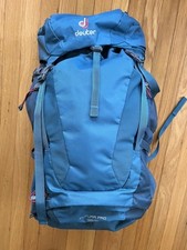 Mochila de caminhada Deuter Futura PRO 38 SL com capa de chuva destacável - Azul - Excelente estado usado comprar usado  Enviando para Brazil