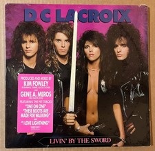 DC LACROIX  "Livin' By The Sword" '88 Medusa LP  Original Hair Metal Hard Rock comprar usado DC LACROIX  "Livin' By The Sword" '88 Medusa LP  Original Hair Metal Hard Rock comprar usado  Enviando para Brazil
