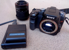 CÂMERA DIGITAL SLR SONY ALPHA DSLR-A100 10.2MP BATT CHG 2GB MEM TESTADA FUNCIONANDO comprar usado  Enviando para Brazil