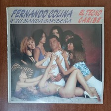 Fernando Colina Y Su Banda Caribeña ‎– El Tecno Caribe [1992] Vinyl LP Velvet, usado comprar usado  Enviando para Brazil