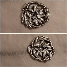Floral silver tone for sale  BRIDGWATER