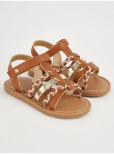 Tan braided gladiator for sale  DAGENHAM