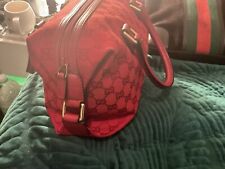 Womens red gucci for sale  LONDON