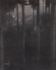 De Colección Edward Steichen Impresión Madera Milwaukee Grabado Arte Paisaje 1898 Estera 14x16 segunda mano  Embacar hacia Mexico