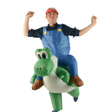 Disfraz inflable de dinosaurio de Super Mario accesorios para fotos de dinosaurio para montar Mario segunda mano  Embacar hacia Argentina