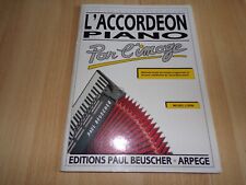 Livre méthode accordéon d'occasion  Ciry-le-Noble