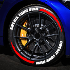 Tire lettering sticker d'occasion  Expédié en Belgium