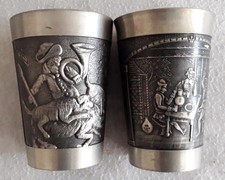 Rein zinn becher gebraucht kaufen  Nürnberg