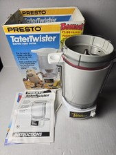 Presto Tater Twister cortador encaracolado batata frita vegetal com caixa manual vintage comprar usado Presto Tater Twister cortador encaracolado batata frita vegetal com caixa manual vintage comprar usado  Enviando para Brazil