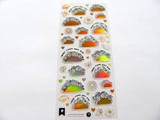 Usado, Folha de adesivos de colecionador Pipsticks Gold Make Tacos Not War descontinuada comprar usado  Enviando para Brazil