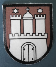 Wappen hamburg aufnäher gebraucht kaufen  Freudenstadt