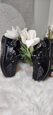 Sapatos masculinos Dr Martens Jorge II western gothic mules em couro preto tamanho 12 comprar usado  Enviando para Brazil
