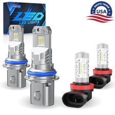 Usado, Kit de lâmpada de farol de LED Hi&Lo feixe de luz de neblina brilhante para Ford Focus 2005 2006 2007 comprar usado  Enviando para Brazil