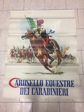 Poster carosello equestre usato  Milano