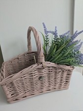 Dusky pink wicker for sale  AMMANFORD