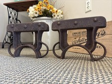 Suporte de carrinho industrial antigo de fábrica de ferro fundido engate pernas de mesa? Patente 1897 comprar usado  Enviando para Brazil