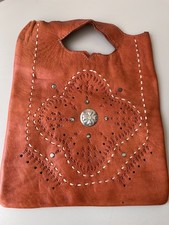 Sac cuir artisanal d'occasion  Saint-Ouen