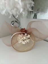 Nude ivory fascinator for sale  CINDERFORD
