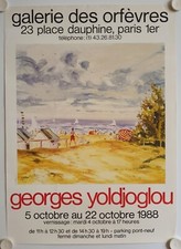 Affiche georges yoldjoglou d'occasion Affiche georges yoldjoglou d'occasion  La Courtine