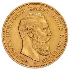 Preußen goldmünze mark gebraucht kaufen  Spenge