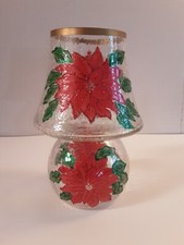 Christmas poinsettia candle for sale  Oswego