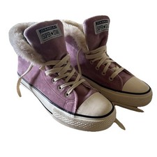 Tênis Jiannai Super Star roxo claro veludo shearling - Tamanho 8, usado comprar usado  Enviando para Brazil