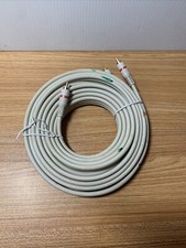 Cabo A/V de áudio e vídeo resistente 12’ estéreo 3-RCA macho para macho comprar usado  Enviando para Brazil