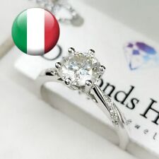 Anello solitario diamante usato  Milano