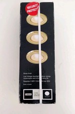 Downlights brass finish for sale  SOLIHULL