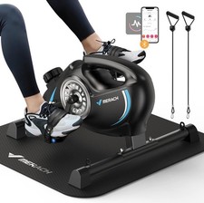 Pedal de bicicleta Under Desk exercitador, silencioso magnético mini conjunto de bicicleta ergométrica comprar usado  Enviando para Brazil