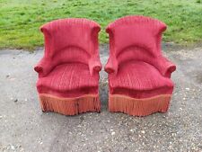 Paire fauteuils crapaud d'occasion  Lamonzie-Saint-Martin