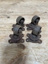Vintage metal castors for sale  CROMER