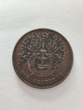 Piece centimes 1860 d'occasion  La Colle-sur-Loup