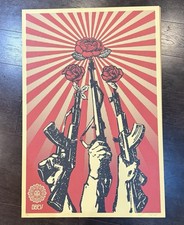 Shepard fairey guns for sale  LONDON