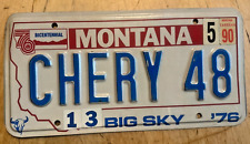 MONTANA GRAPHIC VANITY PLACA DE LICENÇA AUTOMÁTICA "CHERY 48" CHEVROLET FLEETLINE comprar usado  Enviando para Brazil