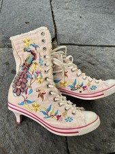 Bestickte hohe chucks gebraucht kaufen  Oelsnitz