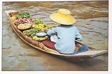 Postcard woman boat for sale  Salem