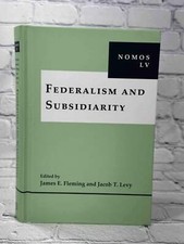 Usado, Federalism and Subsidiarity: NOMOS LV (NOMOS - American Society for Political an comprar usado  Enviando para Brazil