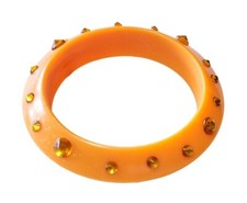Vintage orange rhinestone for sale  Oklahoma City