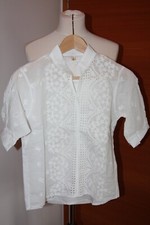 Süße bluse weiß gebraucht kaufen  Tiefenbach