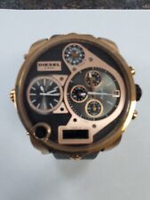 Relógio masculino DIESEL Big Daddy DZ7261 pulseira de couro preto quartzo 45mm comprar usado  Enviando para Brazil