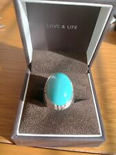 Turquoise gemstone ring for sale  MIDDLESBROUGH